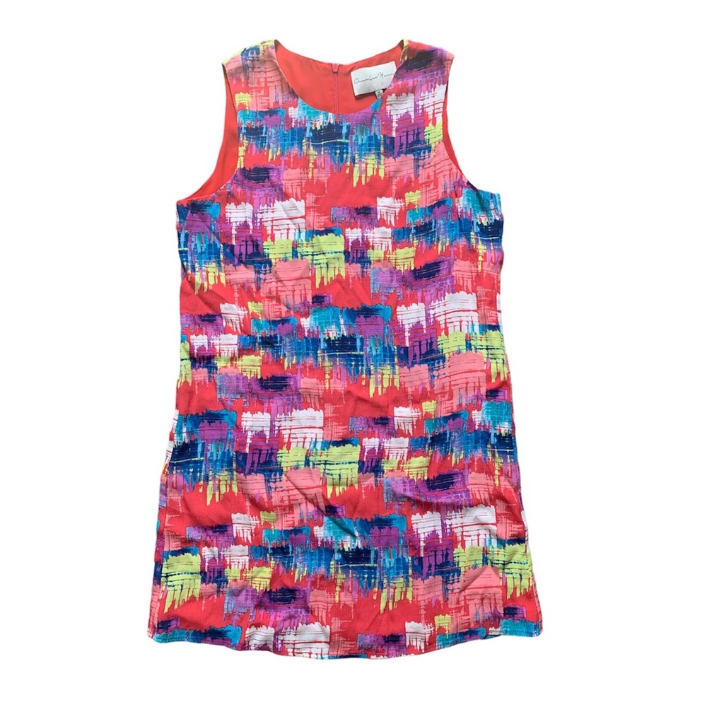 Charles Henry Colorblock Mini Dress M